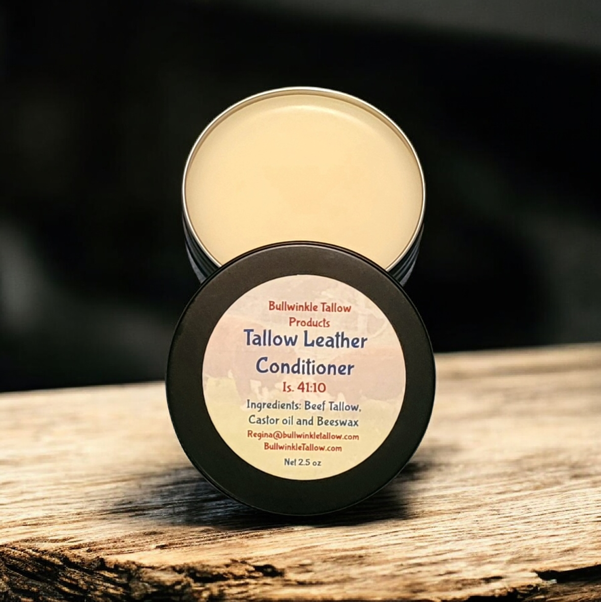 All Natural Tallow Leather Conditioner 2.5 oz